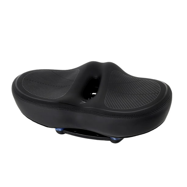 Cojín extragrande para sillín de bicicleta, accesorios, almohadilla ancha antideslizante para Negro
