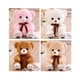 thumbnail image 3 of Oso de peluche de juguete de peluche con lazo lindo de 13.8 pulgadas, decoración linda,Oscuro*Marrón. Afortunado Sencillez, 3 of 5