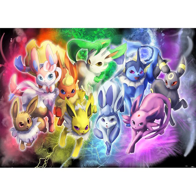 E2255 Lleno Diamantes Serie Pokémon Japonesa Serie Dibujos Animados Diamante Resina 50*40CM