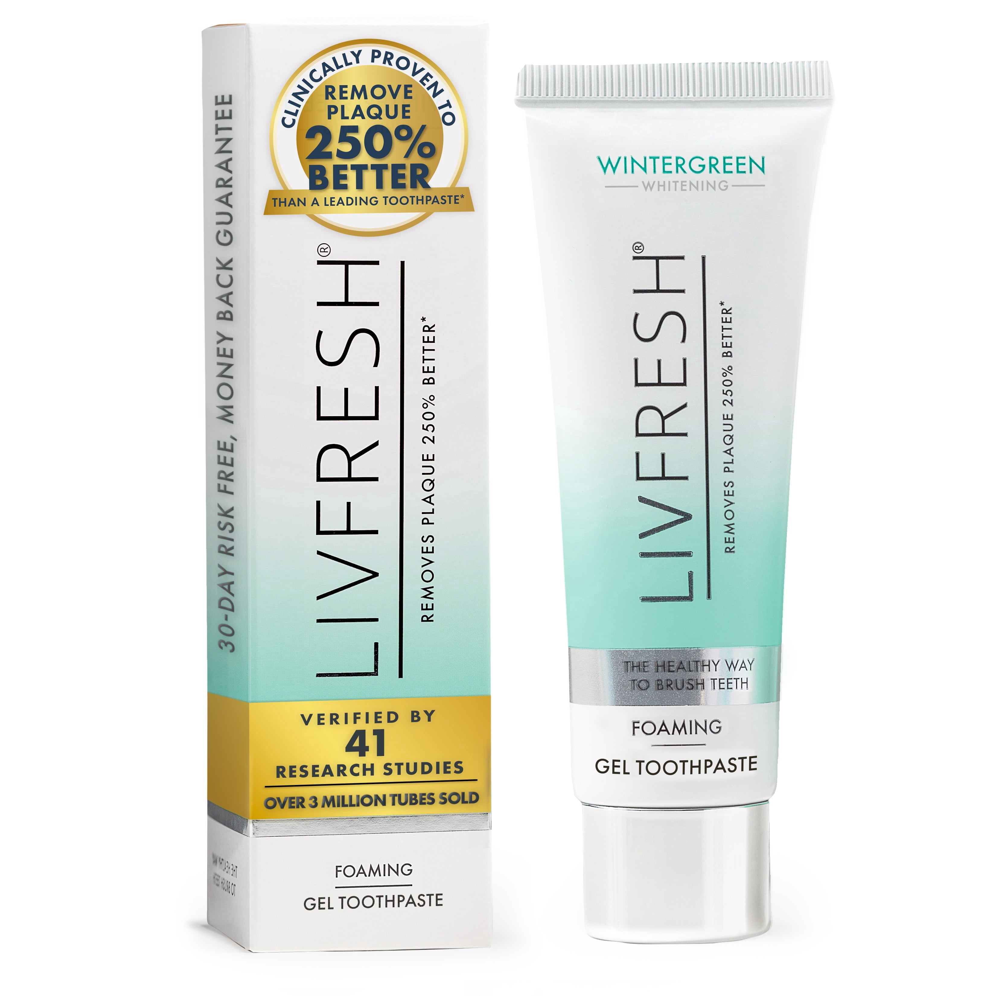 LIVFRESH Dental Gel by Livionex - Clinically Proven to Remove