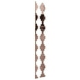 thumbnail image 4 of Ekena Millwork 47"H x 1/8"T Gypsum Adjustable Acrylic Decorative Slat Wall Panel Kit, Rose Gold Mirror (contains 14 Slats + 1 Straight Edge Starter Slat), 4 of 11