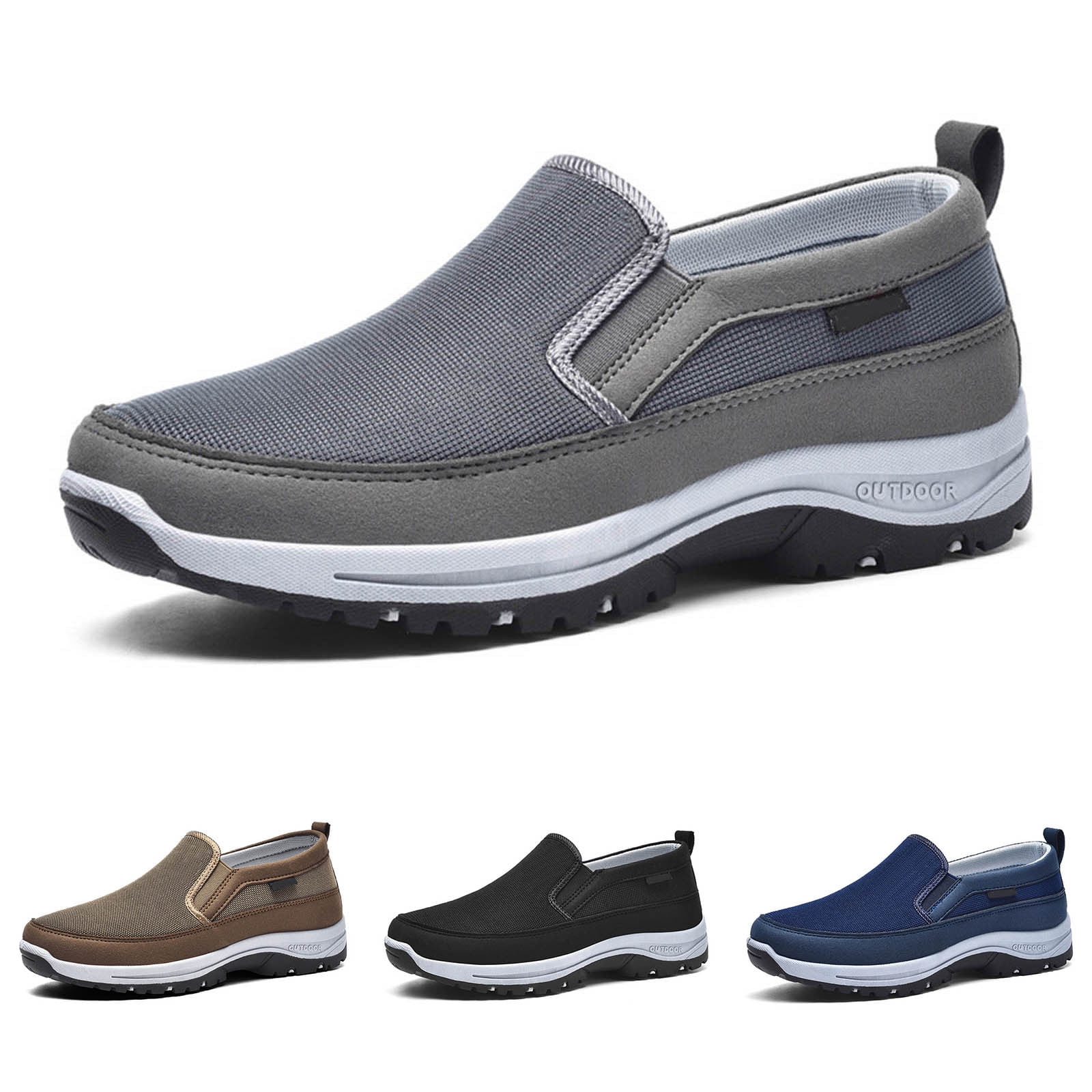 Chaussure Orthopédique Homme Mocassins Orthopédiques AZMAHT Pour Pieds Larges - Noir Taille 43 - Confort Et Style Mocassin Sport