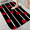 Black Background, variant on 1pc Durable Decorative Bathroom Anti-Slip Foam Carpet, Colorful Llama Thickened Flannel Mat Decor, Machine Washable, Suitable for Bathroom, Bedroom, Living Room, Kitchens Entrance,16x24 inches