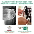 thumbnail image 4 of JWAY Instant Matcha Milk Boba Tea Kit with Authentic Brown Sugar Tapioca Boba Pearls, Bubble Milk Tea Boba Set, Ready in Under 1 Minute, Paper Straws Included, 3 Servings, 4 of 7