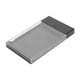 thumbnail image 3 of Carcasa para disco duro de 2,5 pulgadas, carcasa transparente, diseño reforzado, indicador LED, carcasa SSD USB3.0 negra para ordenador, 3 of 8