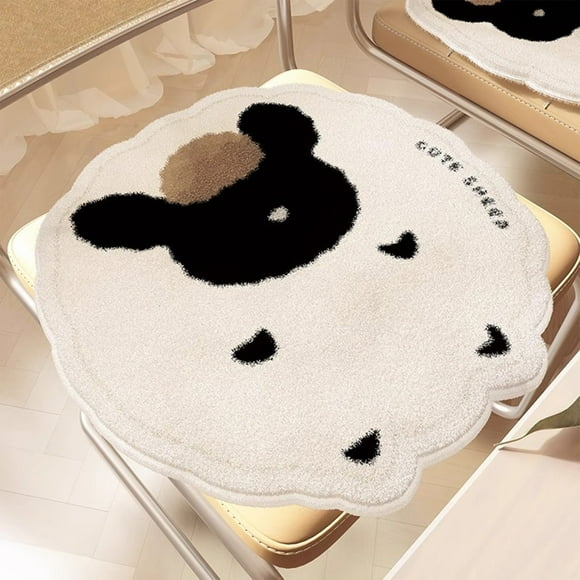EGNMCR Throw Blanket Chair Plushs Cushion Cartoons Lamb Shaped Washable Winter Cool And Dirt Resistants Imitation Cashmeres Cushion Plush chairs cushion