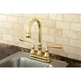 thumbnail image 2 of Kingston Brass KS2492ZL Silver Sage Bar Faucet, Po, 2 of 2