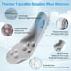 thumbnail image 3 of Plantillas ortopédicas Sagry Cloud Ultra Comfort, grises, para mujer y hombre, 3 of 7