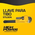 thumbnail image 2 of Llave Para Tubo Stilson 8" Herramienta Multiusos STI-08S High Power, 2 of 9