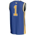 thumbnail image 3 of Men's GameDay Greats #1  Royal Pitt Panthers  Lightweight Basketball Jersey, 3 of 4