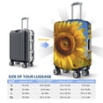 thumbnail image 3 of Salouo Sky Golden Sunflower Field A Pattern Travel Dust-proof Suitcase Cover, Softside Suitcase Protector Luggage Cover Protector for 18-32inch ,Not Included Suitcase, 3 of 8