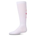 thumbnail image 5 of MeMoi Girls "Triple Heart" Cotton-Rich Mini-Ribbed Heart-Themed Knee High Sock - Girls - Female, 12, Pink, 5 of 11