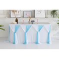 thumbnail image 2 of DIY Croix Noeud Jupe de Table en Tulle pour Baby Shower Fête d'Anniversaire Mariage Rond/rectangle Décor de Table, 2 of 8
