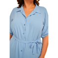 thumbnail image 4 of Vestido largo talla extra, modelo 1765 (Azul) azul 40 Roman Fashion Vestido extra 1765, 4 of 6