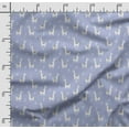 thumbnail image 2 of Soimoi Llama Alpaca Printed, Japan Crepe SatinFabric, by The Yard 54 Inch Wide, Decorative Sewing Fabric for Dresses Kimonos Gowns, Purple, 2 of 5