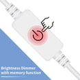thumbnail image 4 of Wall Lamp USB Cosmetic Mirror Light Stepless Dimming 3 Colors 2 6 10 14 Bulb Dressing Table LED Mirror Light Bulb ,Widely Use, 4 of 7