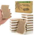 thumbnail image 1 of Esponja de cocina DEBETOOL, ecológica, natural, paquete de 14, 1 of 6