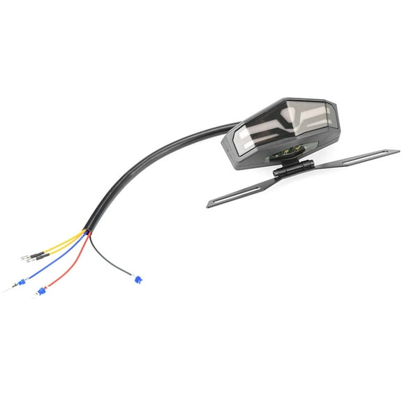 Motorcycle taillight,Brake Turn With Tail Lamp Brake Lamp Brake Turn Led Tail With License Plate Eryue Universal Wotao Huiop Red