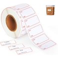 thumbnail image 1 of 5002 Freezer Labels Roll, 50 x 25mm Self-Adhesive Food Storage Freezer Sticker, Removable Food Stickers Labels for Home or Restaurant, 1 of 5