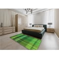 thumbnail image 4 of Ahgly Company Indoor Square Patterned Deep Emerald Green Area Rugs, 3' Square, 4 of 6