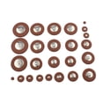 thumbnail image 3 of 25 Pcs Tenor Saxophone SAX Replacement Accessories Woodwind Leather Pads, 3 of 8