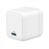 Onn. 30W GAN Wall Charger Unit with USB-C Port White, for iPhone iPad Smartphone