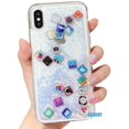 thumbnail image 1 of mueisuert Étui Liquide Pailletée pour iPhone 13 Pro Max, Dos Rigide Coloré Bling Sable Mouvant avec Icône iOS Pare-Chocs en Caoutchouc Souple Étui de Protection (Argent, iPhone 13 Pro Max), 1 of 8