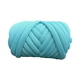 thumbnail image 3 of Hilo grueso de 250 g, hilo suave para tejer a mano de 20 m de longitud, hilo voluminoso, hilo tubular jumbo. Azul, 3 of 9