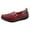 Wine, variant on Caqnni Women's Leather Loafe Casual Ballet Loafers Shoes Slip on Shoes for Women Comfort Flat Shoes (7,)