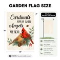 thumbnail image 7 of Sm:)e Northern Cardinal Christmas Garden Flag 12 x 18 Inch, Double-Sided Printing, Outdoor Welcome Decor for Yards, 7 of 7