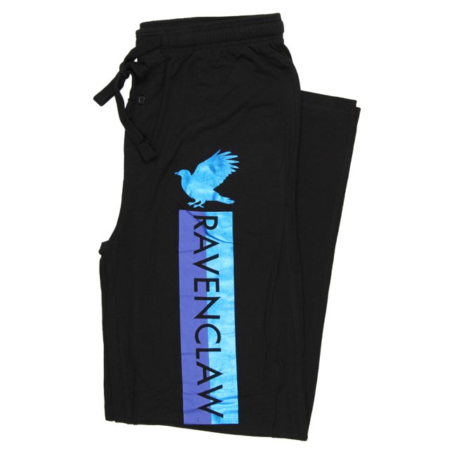 Mens' Harry Potter Ravenclaw House Design Loungewear Pajama Lounge Pants (Medium)