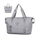 thumbnail image 2 of Bolso de Viaje para Dama MIMA Maleta Deportiva de Gimnasio Impermeable Multifuncional Expandible Gris Deportiva, 2 of 7