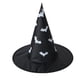 thumbnail image 2 of Sombrero de Bruja de Halloween con Gancho | Accesorio de Tela para Disfraz Espeluznante y Decoración Colgante para Exteriores para Cercas de Árboles de Jardín | Decoración Resistente a La Intemperie, 2 of 5