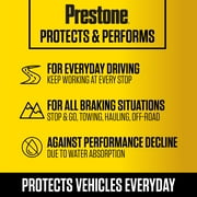Prestone DOT 3 Motor Vehicle Brake Fluid for Cars and Trucks - 12 oz - Synthetic, High Grade, 50,000 mile
