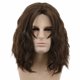 thumbnail image 1 of Karlery - Peluca para hombre, corta y rizada, color marrón, para Halloween, cosplay, anime, disfraz (2), 1 of 5