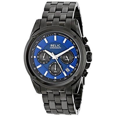 relic men's zr66035 grant black watch