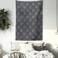 thumbnail image 3 of Ethnic Tapestry, Traditional Folk Pattern in Knitting Form South American Ecuador Geometric Tropical, Wall Hanging for Bedroom Living Room Dorm Decor, 40W X 60L Inches, Multicolor, by Ambesonne, 3 of 5