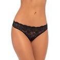 thumbnail image 2 of Secret Treasures Women's Lace Thong Panties, 3-Pack, 2 of 4