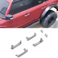 thumbnail image 3 of 4 Uds Manija de puerta de Metal CNC con tornillos 1/10 para RC accesorios de coche piezas de repuesto DIY Titanio perfke, 3 of 8