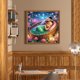 thumbnail image 4 of Pintura de diamante 5D DIY Kit de princesa de taladro redondo completo arte de decoración del hogar 40x40cm, 4 of 9