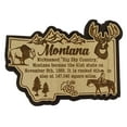 thumbnail image 2 of USA Montana State Map Wooden Magnet Souvenir Fridge Magnet Gift, 2 of 4
