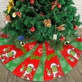 thumbnail image 3 of The Gr-Inch Stole Noël Jupe de Sapin de Noël, Décorations de Fête Festive du Nouvel An 48 Pouces, 3 of 4