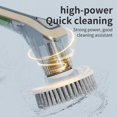 thumbnail image 4 of Eléctrico Scrubber Ducha Scrubber Ipx7 con 7 Cabezas de Cepillo Reemplazables y de Extensión Extraíble Ajustable B, 4 of 10