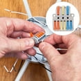 thumbnail image 3 of MasteelfCA 2pcs Quick Splice Wire Connectors Compact Electrical Wire Cable Connectors 3 in 6 out, 3 of 7