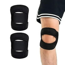 HHBEAUTY Dual Patella Knee Straps, Knee Brace Patella Stabilizer for Knee Pain Relief Running Tennis Jumping Arthritis Tendonitis, Joint and Muscles Protection - Adjustable
