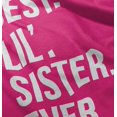 thumbnail image 4 of Best Big Sister Ever Older Sibling Youth T Shirt Tee Girls Infant Toddler Brisco Brands 18M, 4 of 5