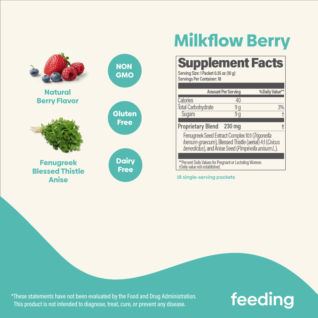 Upspring Milkflow Breastfeeding Supplement with Electrolytes, Berry Flavor, 16 Ct