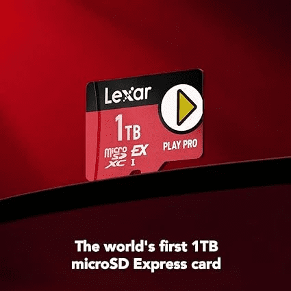 Lexar Play PRO 1T microSD Express Card, UHS-I, C10, U3, V30, Full HD, 4K, Memory Card, ASUS ROG Ally, Steam Deck, Gaming