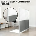 thumbnail image 4 of VIVO Modular Wall System, 2 PET + Magnetic Whiteboard Panels, Office Dividers, 4 of 8
