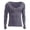 A-Grey68, variant on Men's Winter Thermal Underwear Base Layer Top Soft V-Neck Warm Loungewear Sweater For Cold Weather Comfort